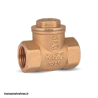 شیرآلات کیز ایران مدل شیر یکطرفه دریچه ای 1/2 برنجی